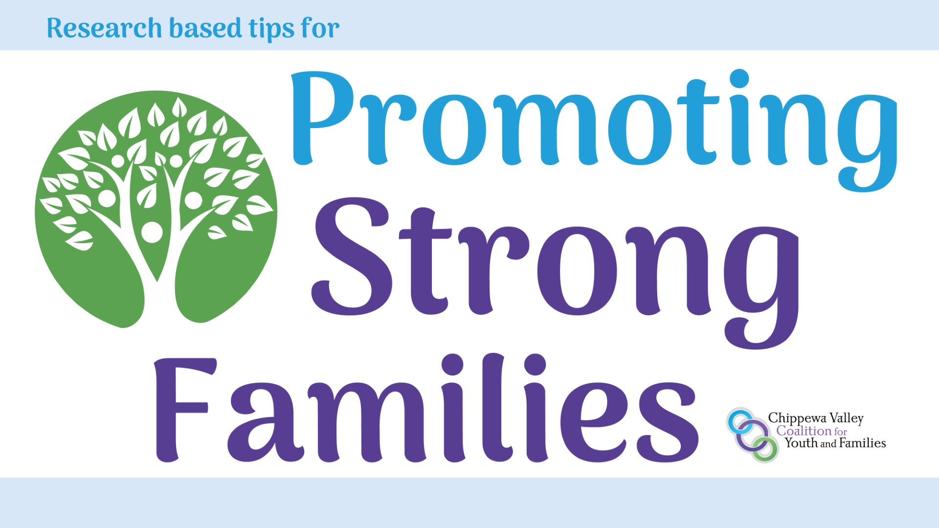 Promoting Strong Families logo